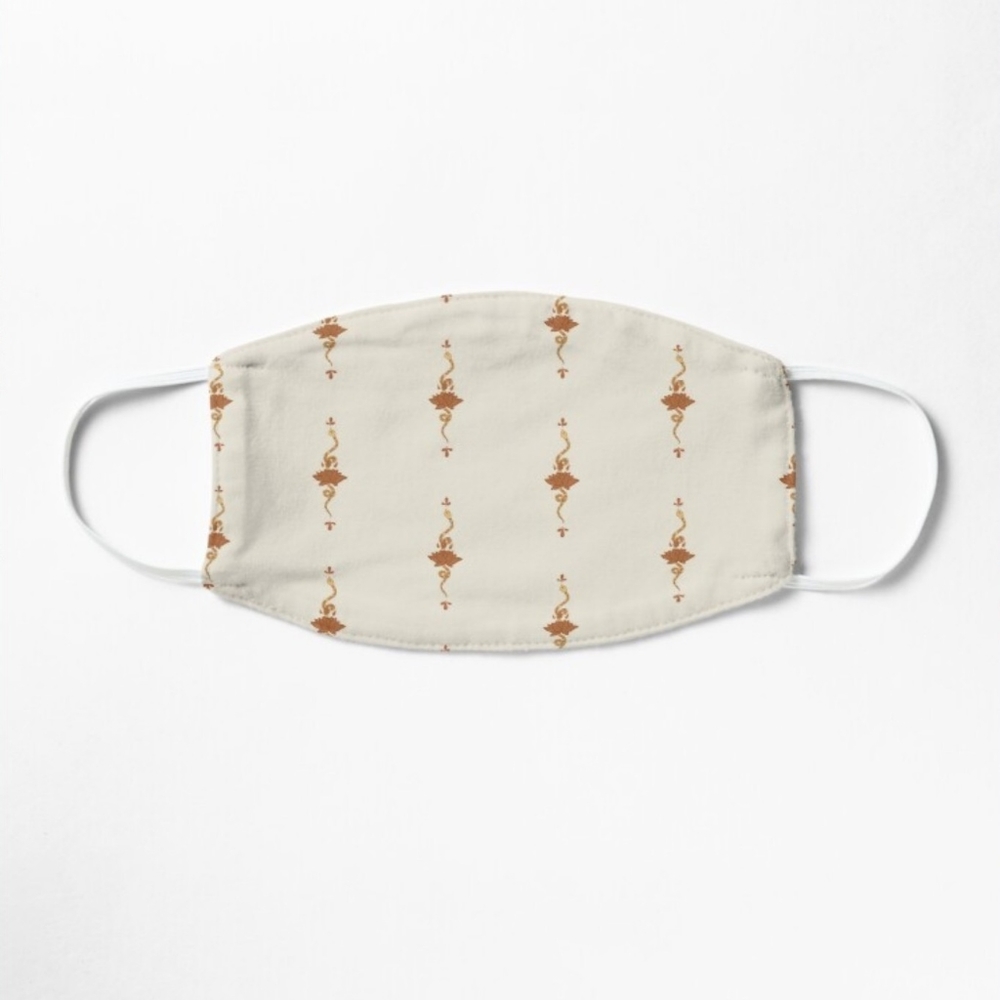 Snake Print Cotton Mask